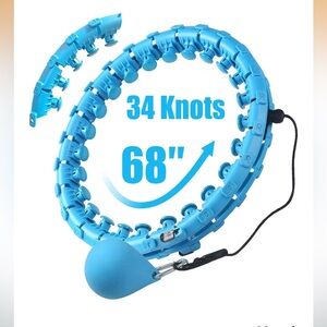 Amazon Essentials Blue Weighted Hula Hoop